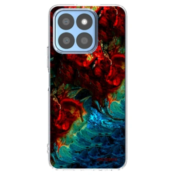 Picasee silikonowe przeźroczyste etui na Honor X8c - Universe