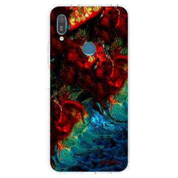 Picasee silikonowe przeźroczyste etui na Huawei Y6 2019 - Universe