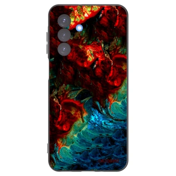 Picasee silikonowe czarne etui na Samsung Galaxy A17 5G - Universe
