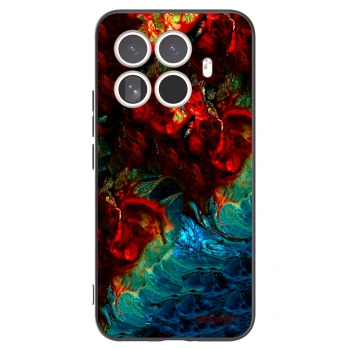 Picasee silikonowe czarne etui na Xiaomi 15T Pro - Universe