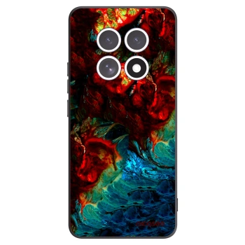 Picasee silikonowe czarne etui na Xiaomi Redmi Note 15 4G - Universe