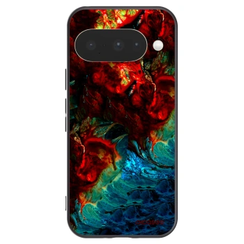 Picasee silikonowe czarne etui na Google Pixel 10 - Universe