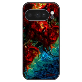 Picasee silikonowe czarne etui na Google Pixel 10 Pro - Universe