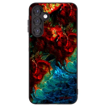 Picasee silikonowe czarne etui na Samsung Galaxy A16 4G - Universe