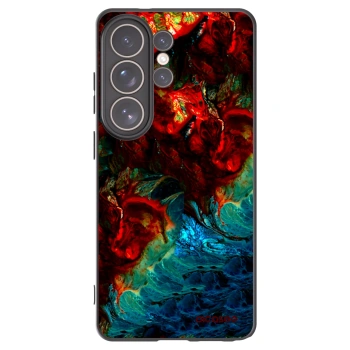 Picasee silikonowe czarne etui na Samsung Galaxy S26 Ultra - Universe