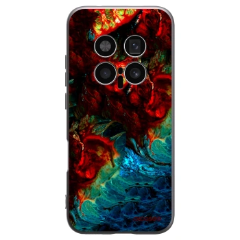 Picasee silikonowe czarne etui na Honor Magic8 Pro 5G - Universe