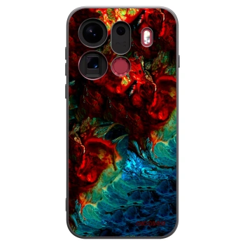 Picasee silikonowe czarne etui na OPPO Find X9 Pro - Universe