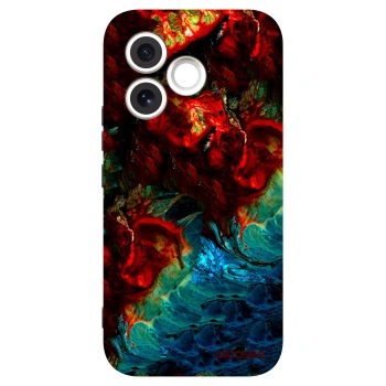 Picasee silikonowe czarne etui na Honor 600 Lite - Universe