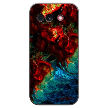 Picasee silikonowe czarne etui na Google Pixel 10a - Universe