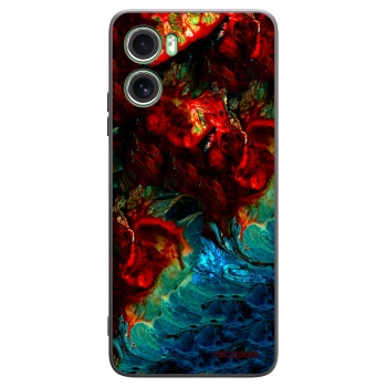 Picasee silikonowe czarne etui na Motorola Moto G06 - Universe