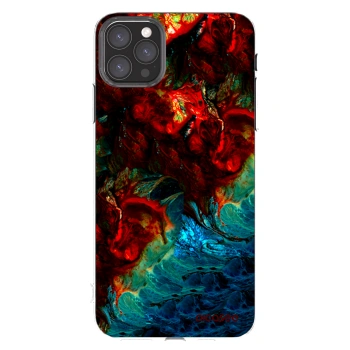 Picasee silikonowe przeźroczyste etui na Apple iPhone 11 Pro Max - Universe