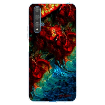 Picasee silikonowe przeźroczyste etui na Huawei Nova 5T - Universe
