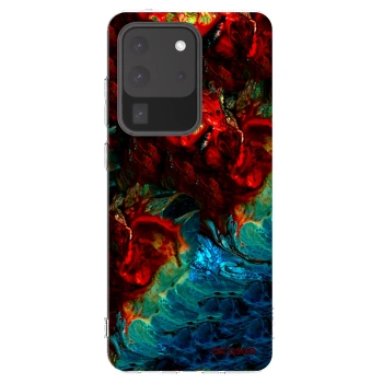 Picasee silikonowe przeźroczyste etui na Samsung Galaxy S20 Ultra 5G G988F - Universe