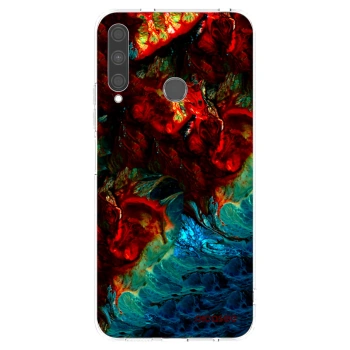 Picasee silikonowe przeźroczyste etui na Huawei P40 Lite E - Universe