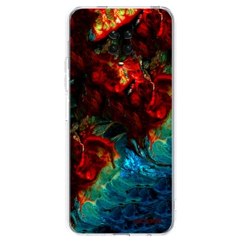 Picasee silikonowe przeźroczyste etui na Xiaomi Redmi Note 9S - Universe