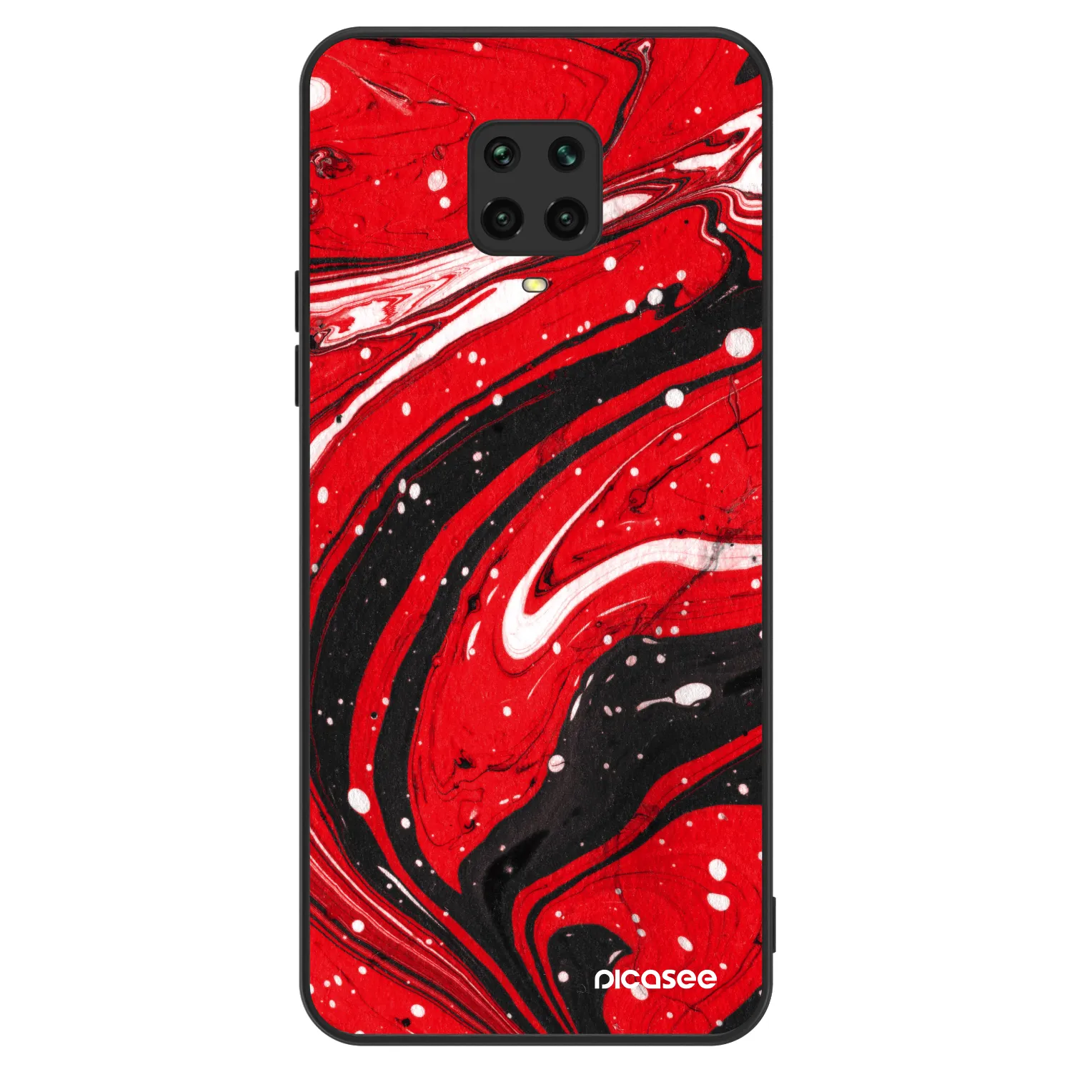 Picasee ULTIMATE CASE na Xiaomi Redmi Note 9 Pro - Red black