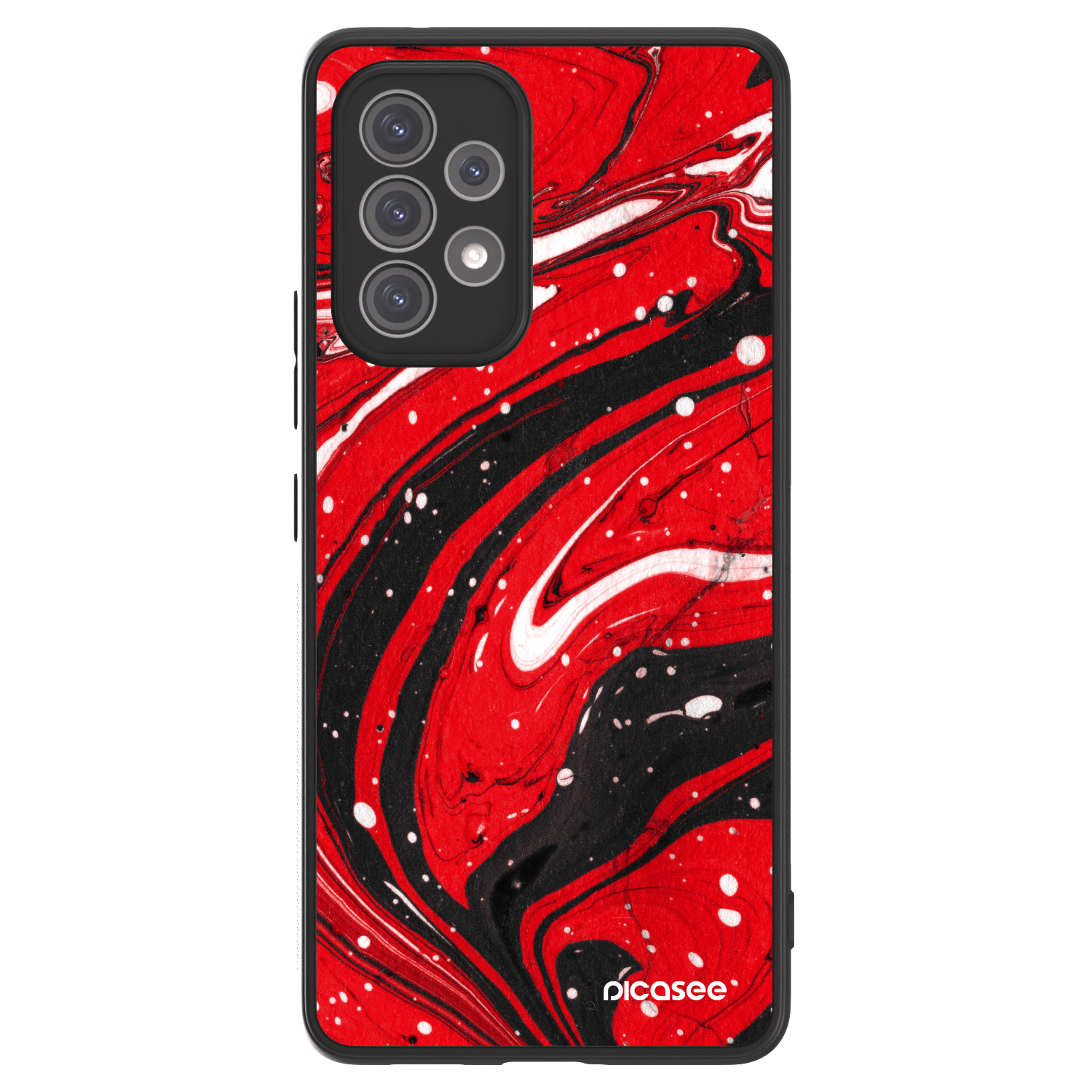 Picasee ULTIMATE CASE na Samsung Galaxy A52 5G A525F - Red black