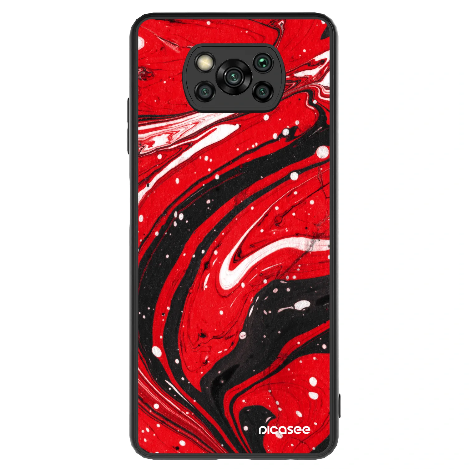 Picasee ULTIMATE CASE na Xiaomi Poco X3 - Red black