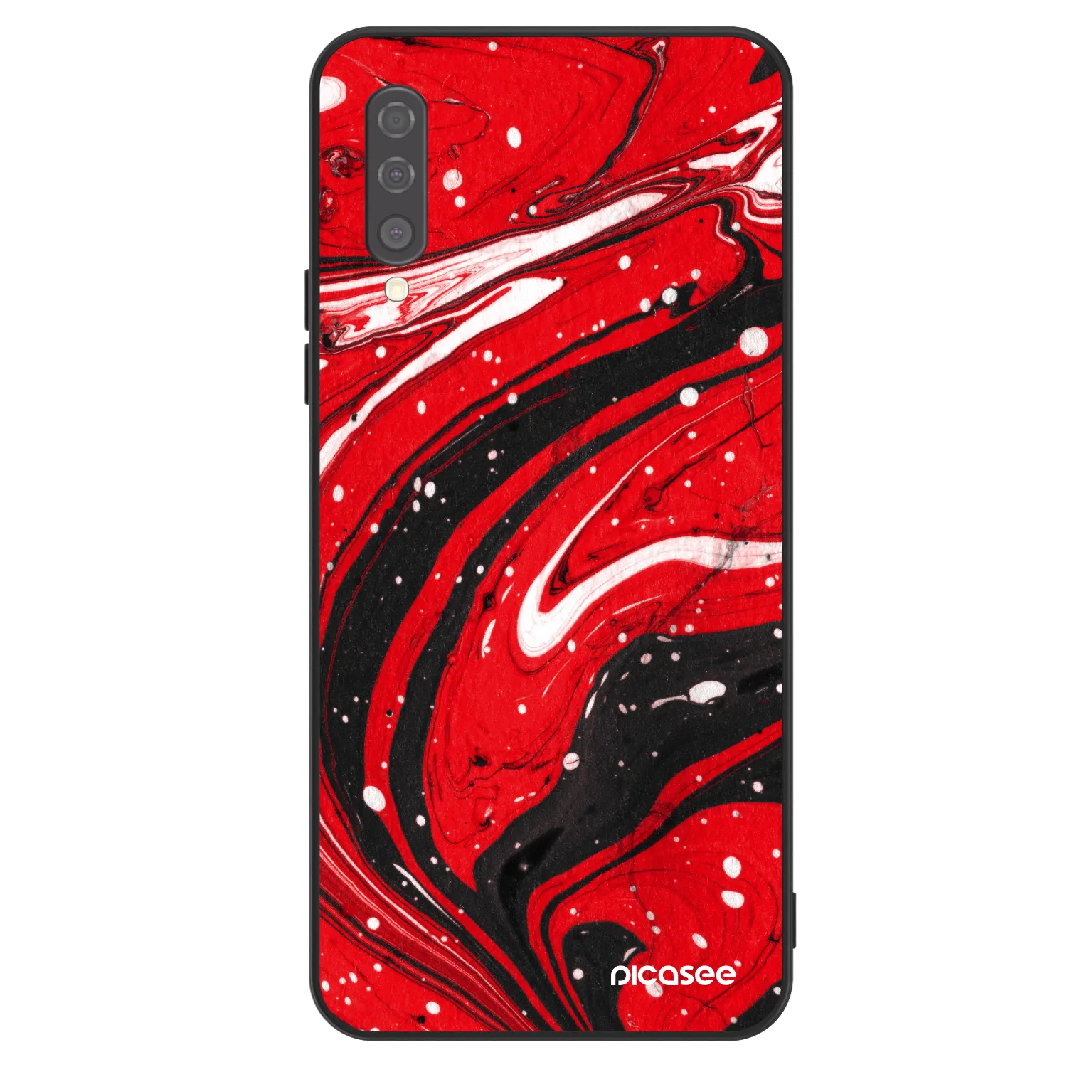 Picasee ULTIMATE CASE na Samsung Galaxy A50 A505F - Red black