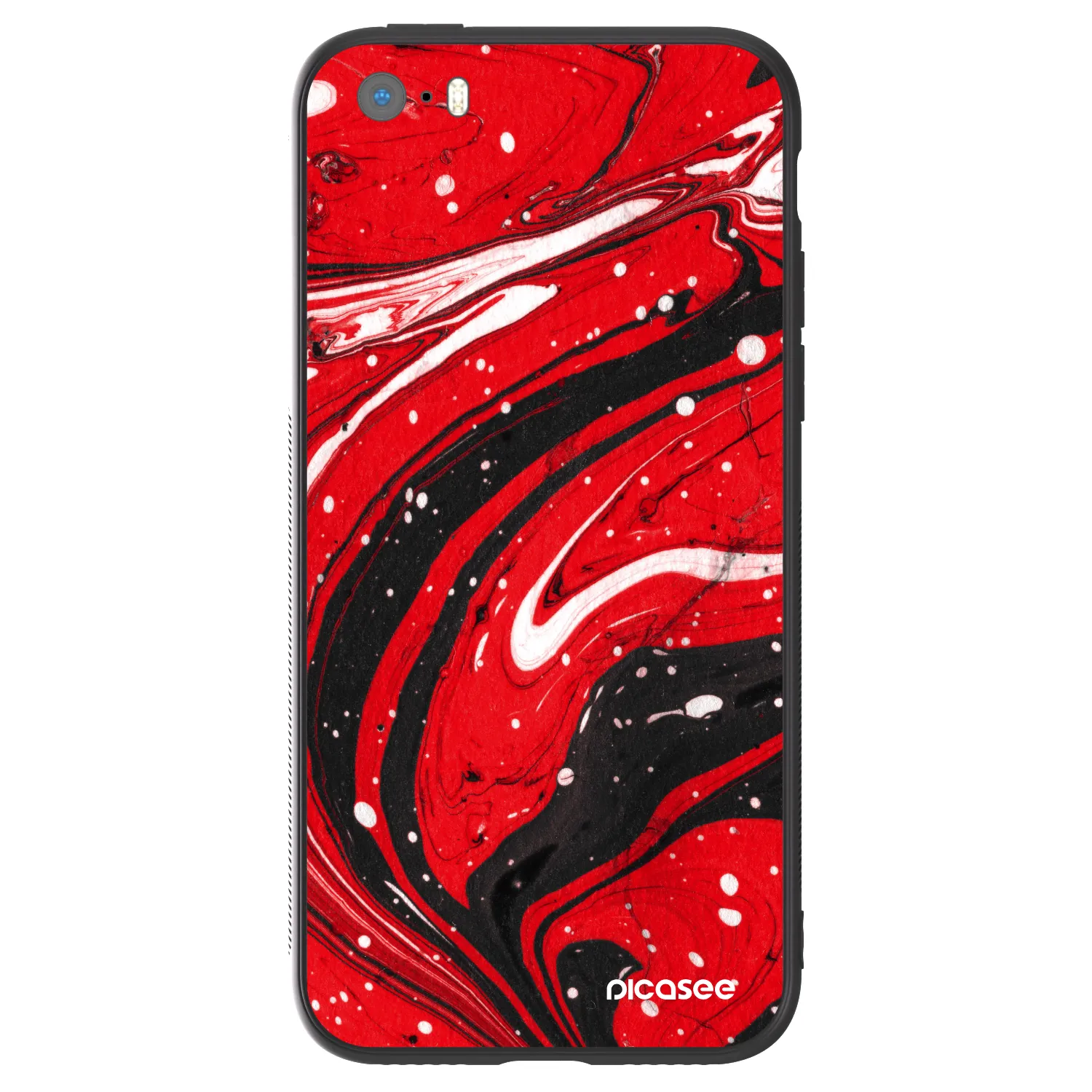 Picasee ULTIMATE CASE na Apple iPhone 5/5S/SE - Red black