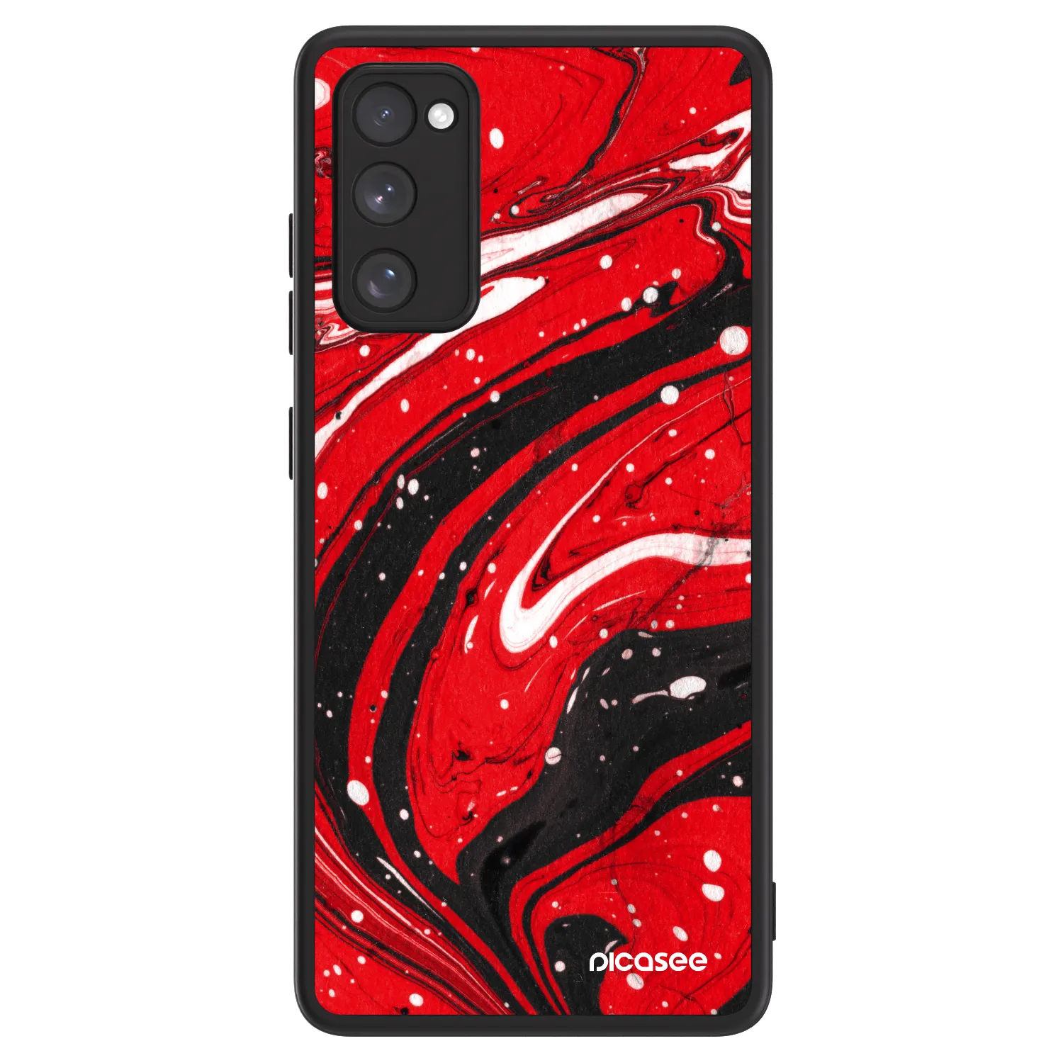 Picasee ULTIMATE CASE na Samsung Galaxy S20 FE - Red black