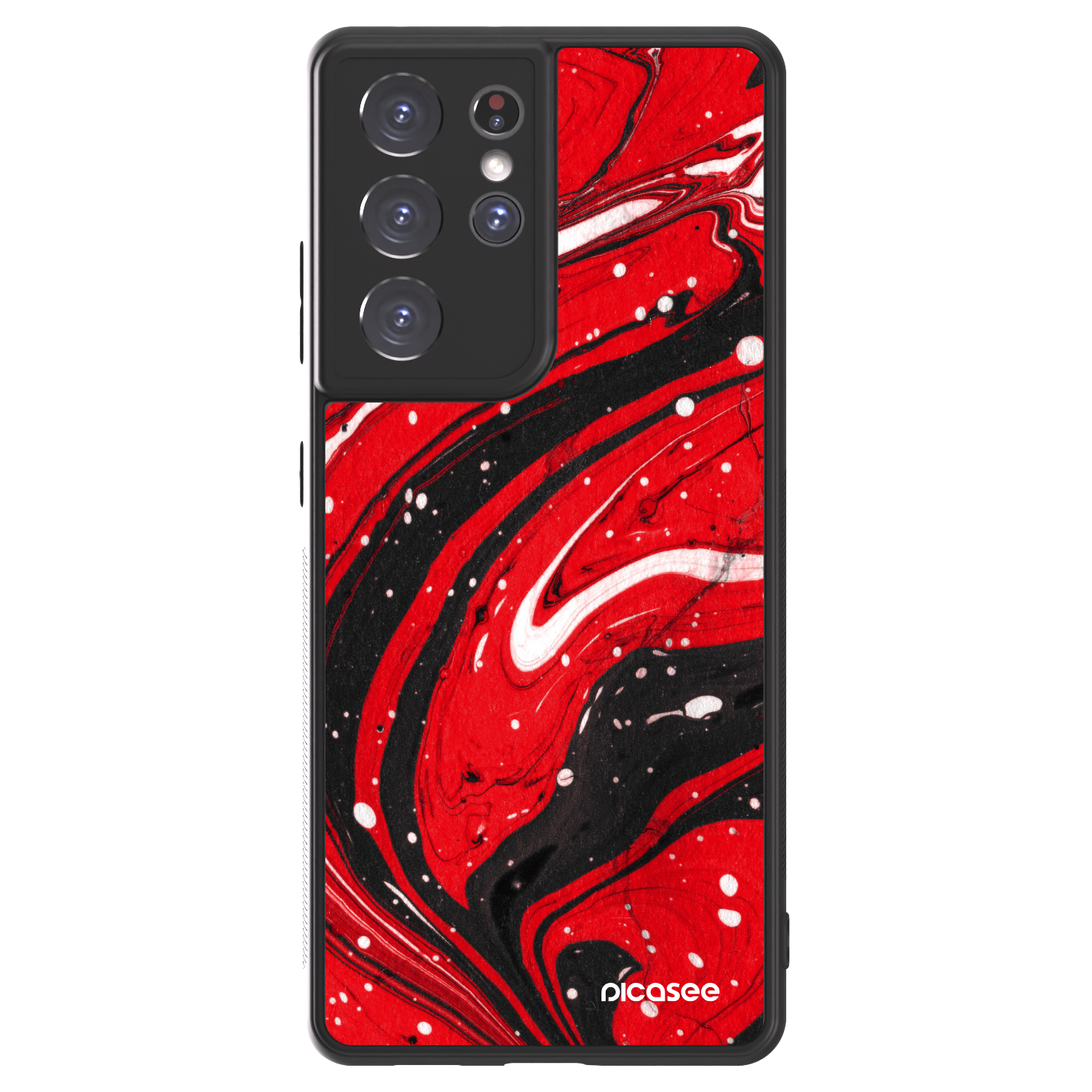 Picasee ULTIMATE CASE na Samsung Galaxy S21 Ultra 5G G998B - Red black