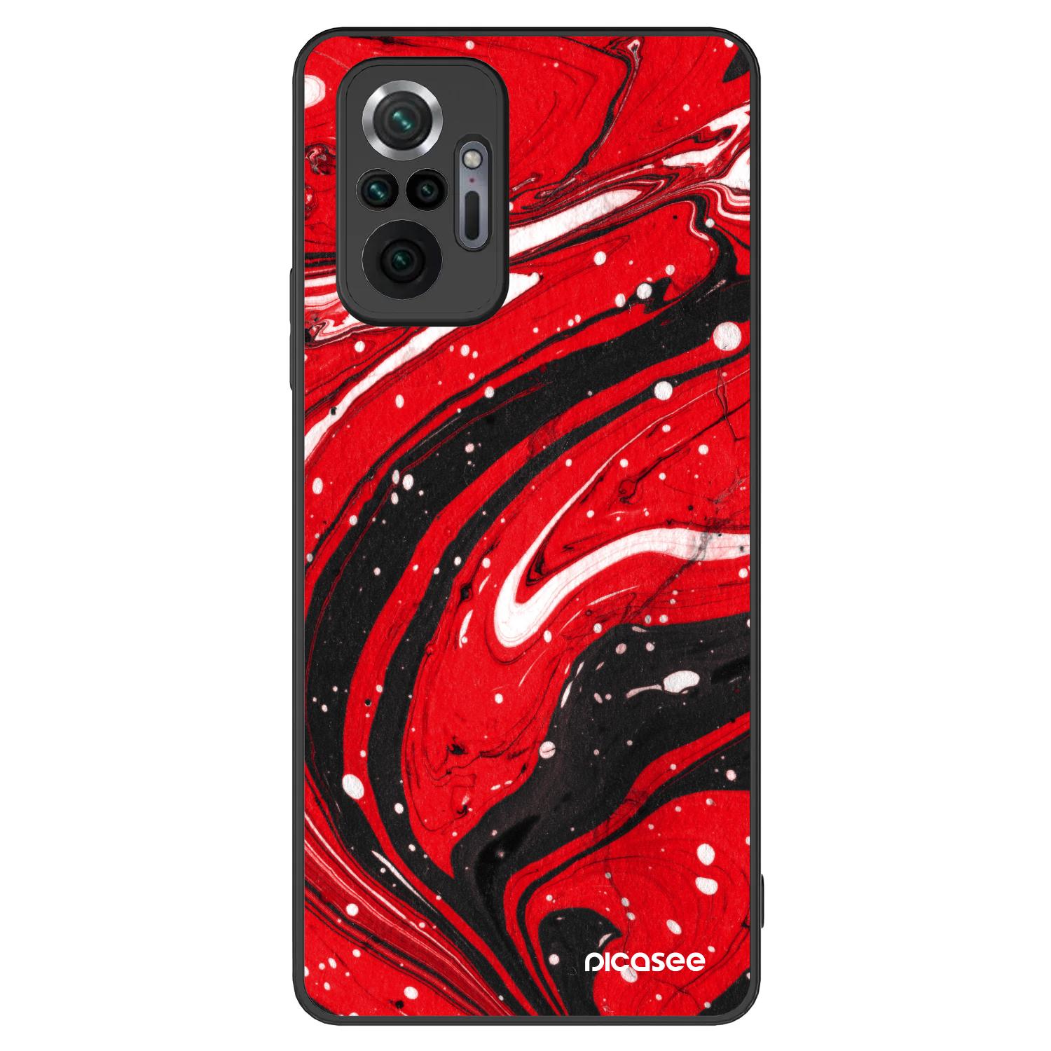 Picasee ULTIMATE CASE na Xiaomi Redmi Note 10 Pro - Red black