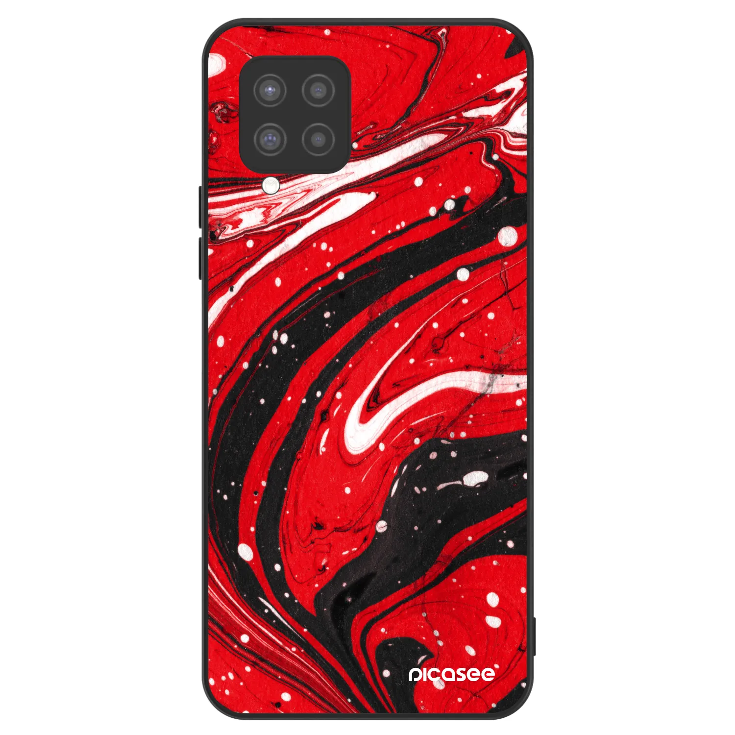 Picasee ULTIMATE CASE na Samsung Galaxy A42 A426B - Red black