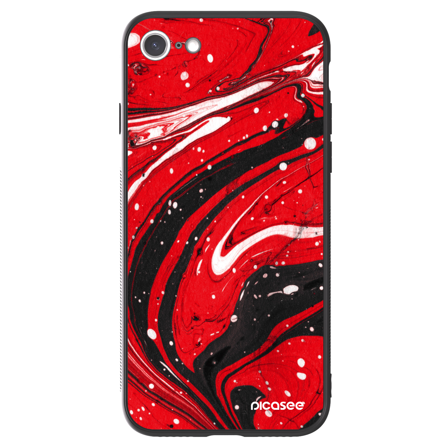 Picasee ULTIMATE CASE na Apple iPhone 8 - Red black