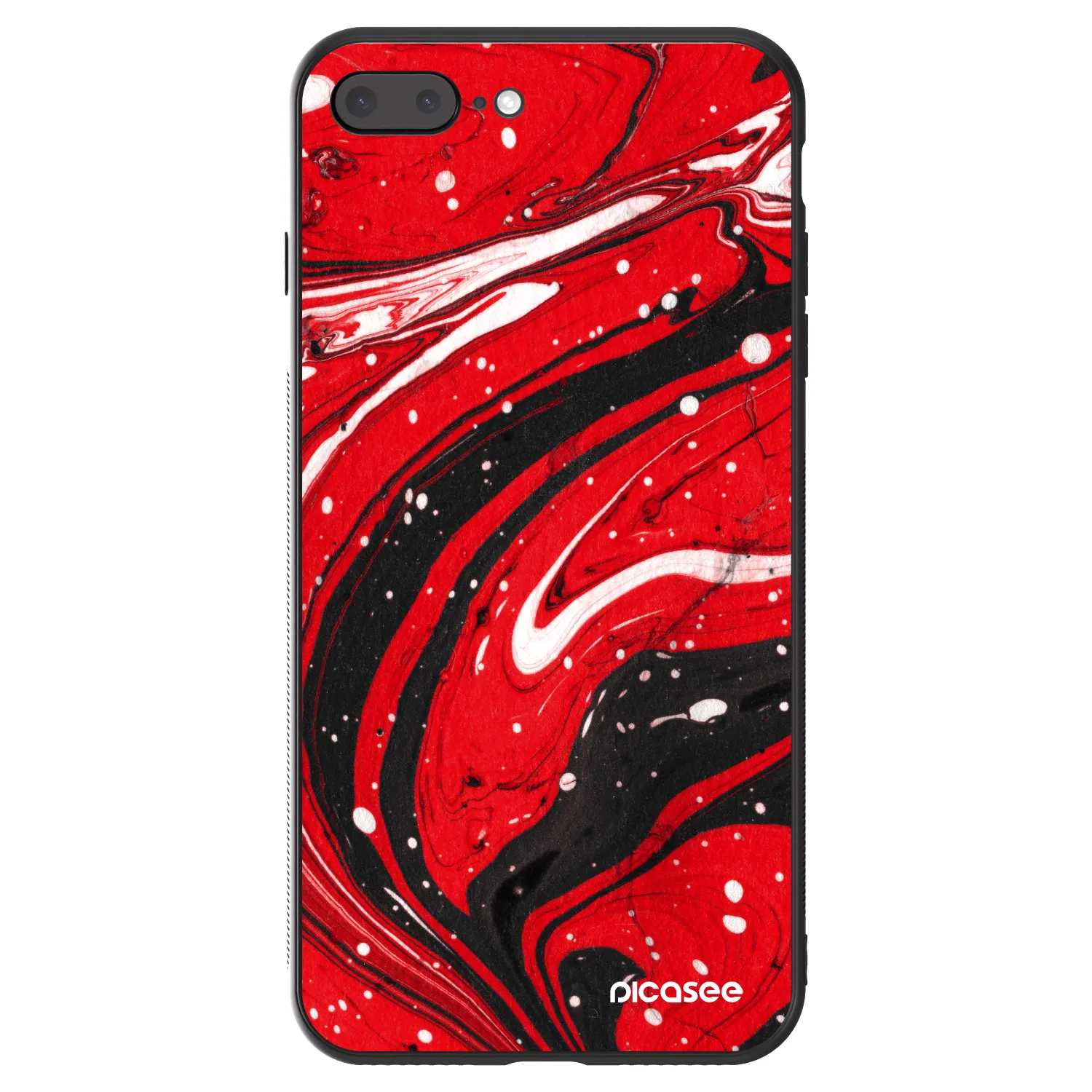 Picasee ULTIMATE CASE na Apple iPhone 8 Plus - Red black