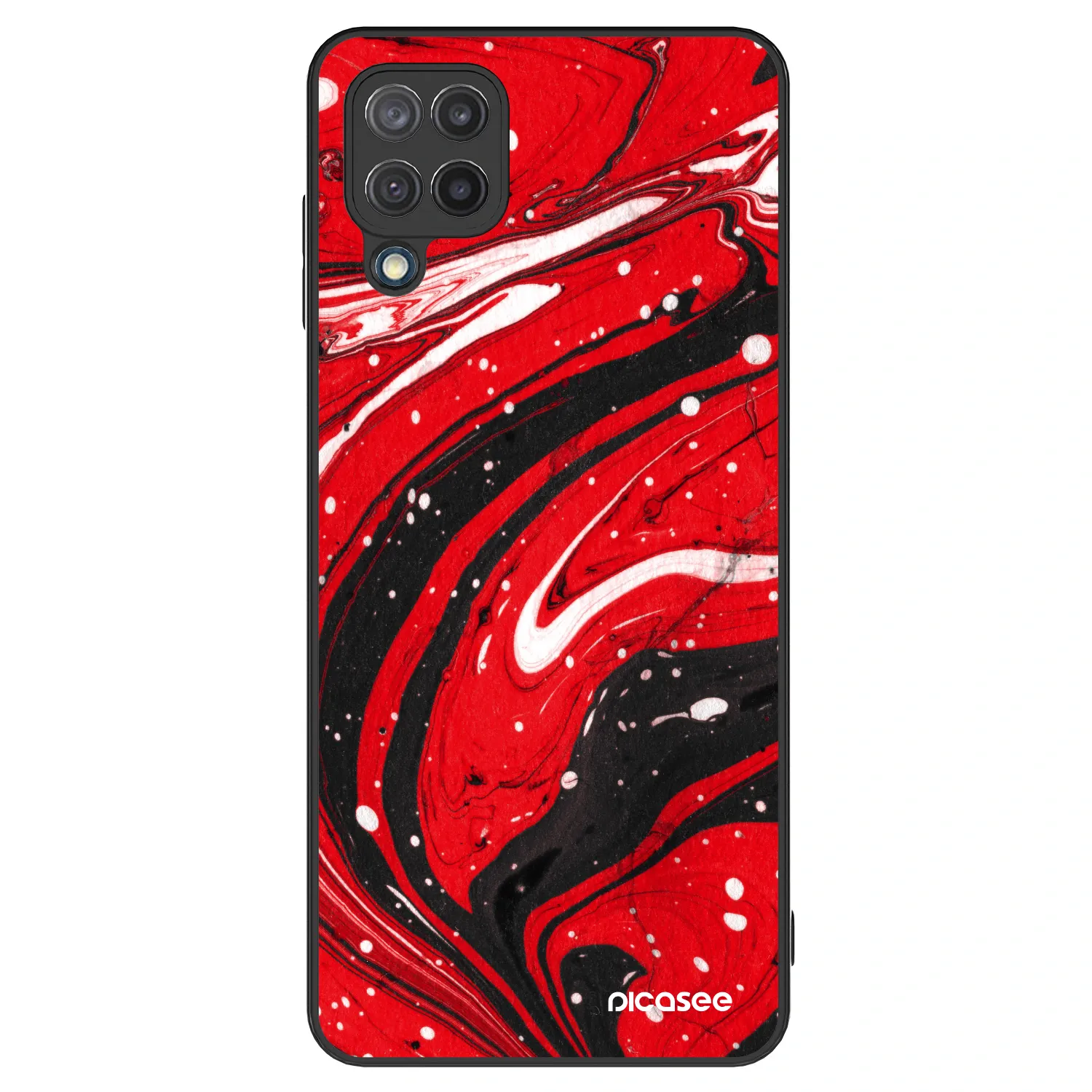 Picasee ULTIMATE CASE na Samsung Galaxy M12 M127F - Red black