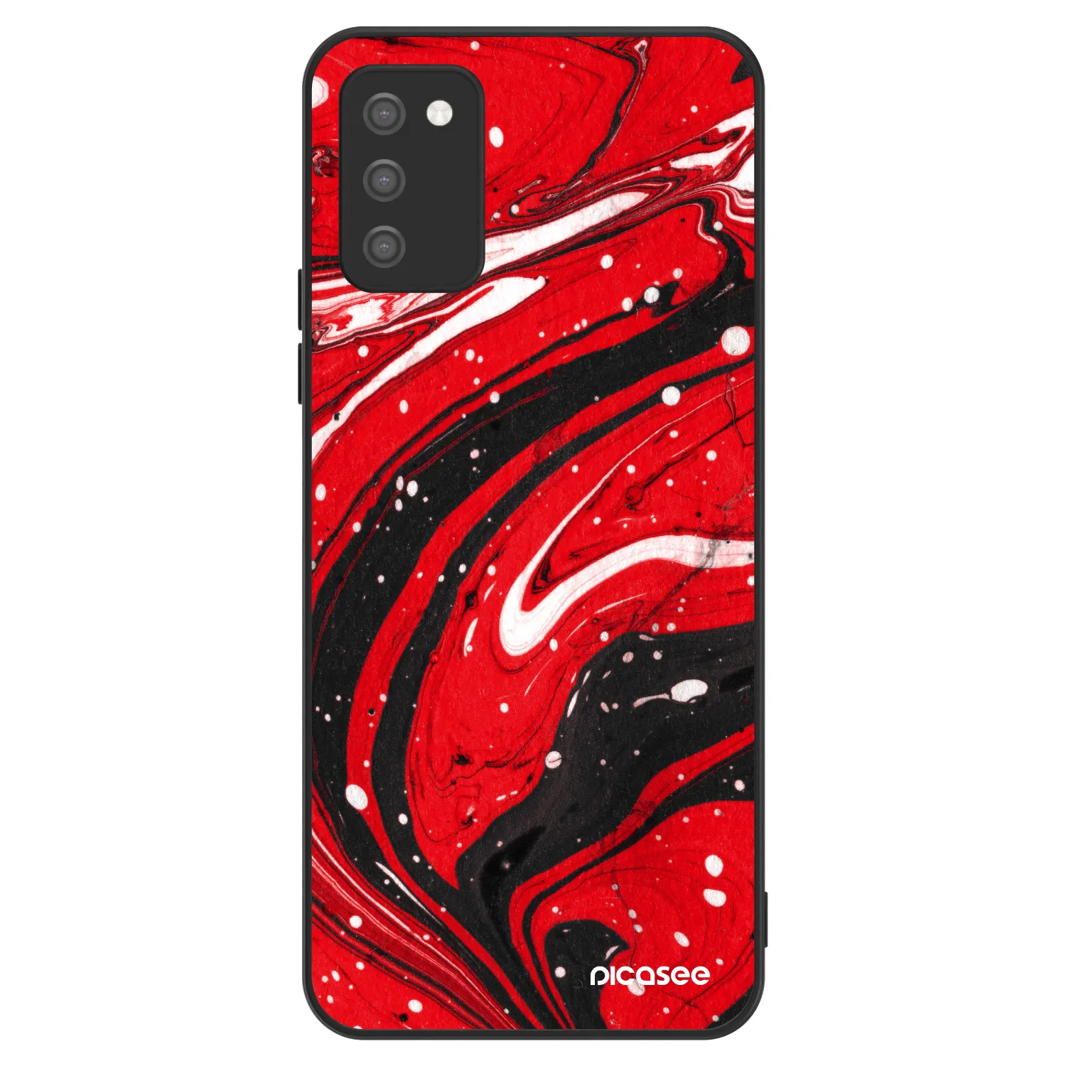 Picasee ULTIMATE CASE na Samsung Galaxy A02s A025G - Red black