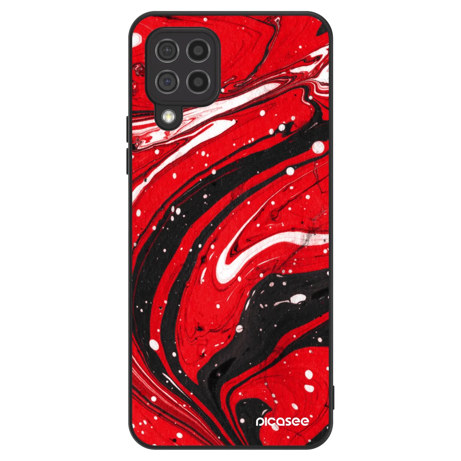 Picasee ULTIMATE CASE na Samsung Galaxy A22 A225F 4G - Red black