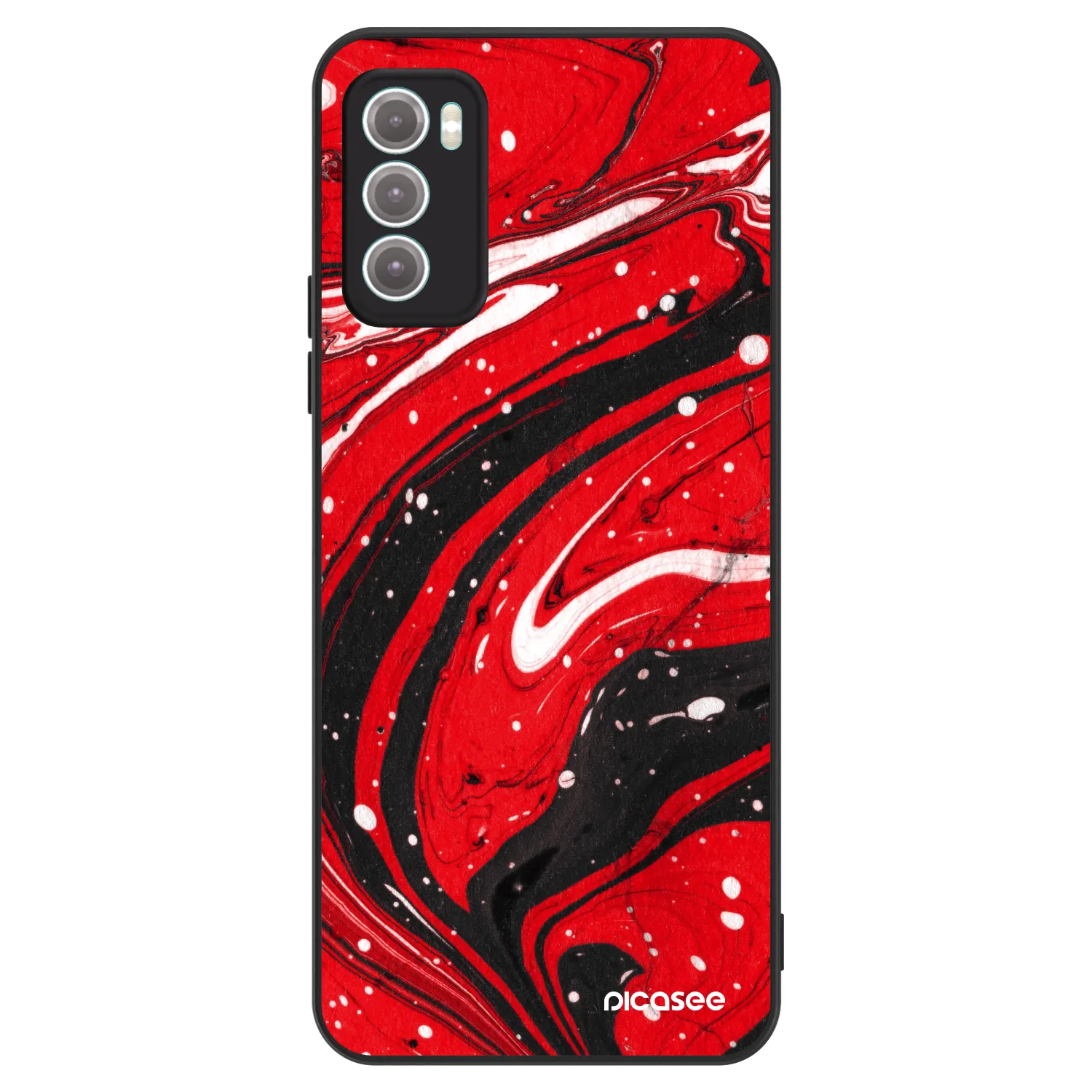 Picasee ULTIMATE CASE na Motorola Moto G60 - Red black