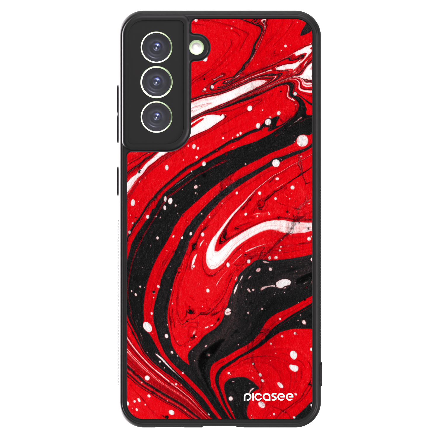 Picasee ULTIMATE CASE na Samsung Galaxy S21 FE 5G - Red black