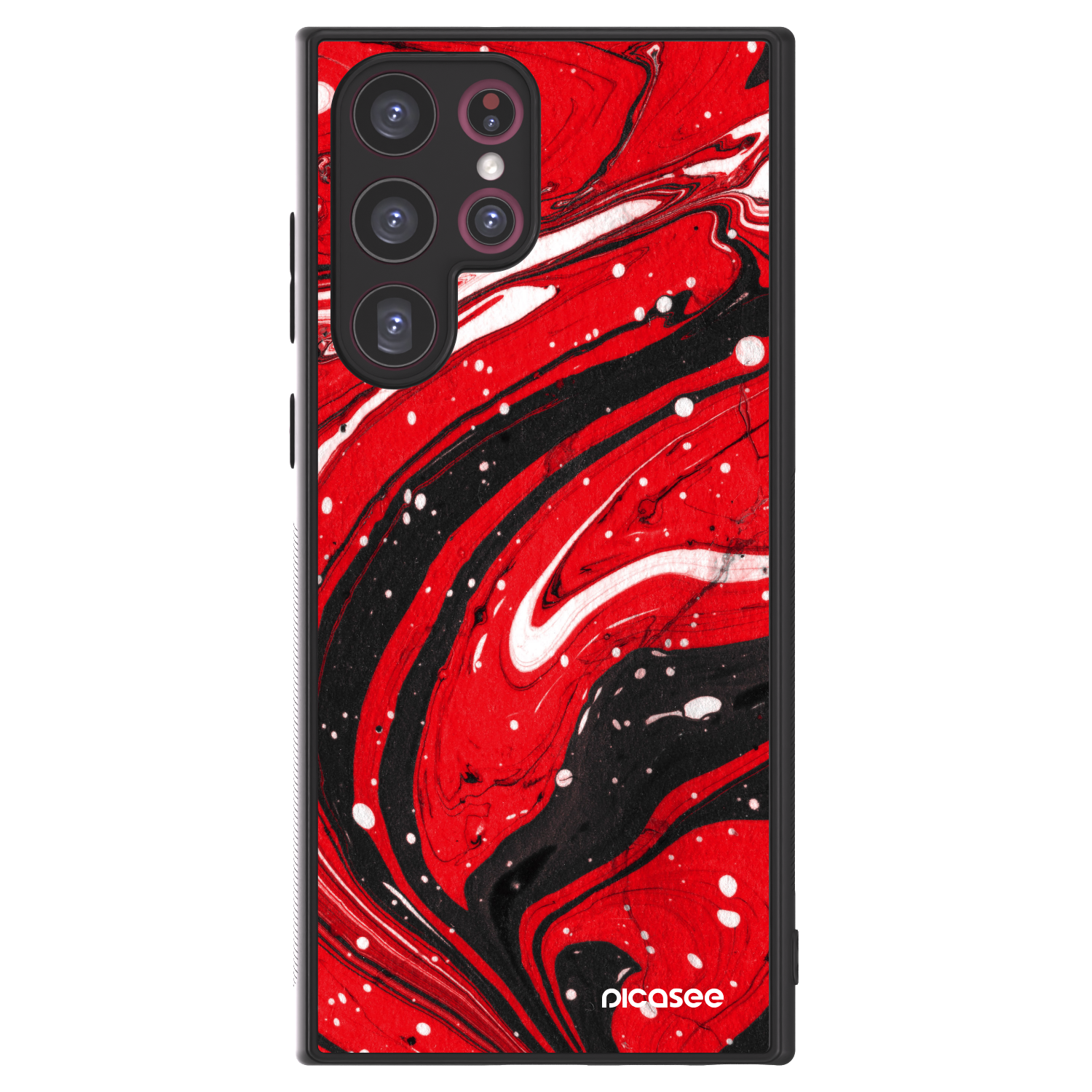 Picasee ULTIMATE CASE na Samsung Galaxy S22 Ultra 5G - Red black