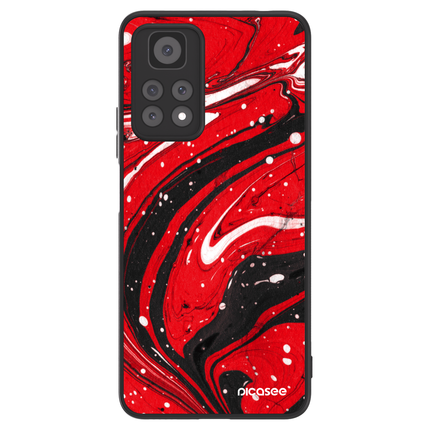 Picasee ULTIMATE CASE na Xiaomi Redmi Note 11 Pro 5G - Red black