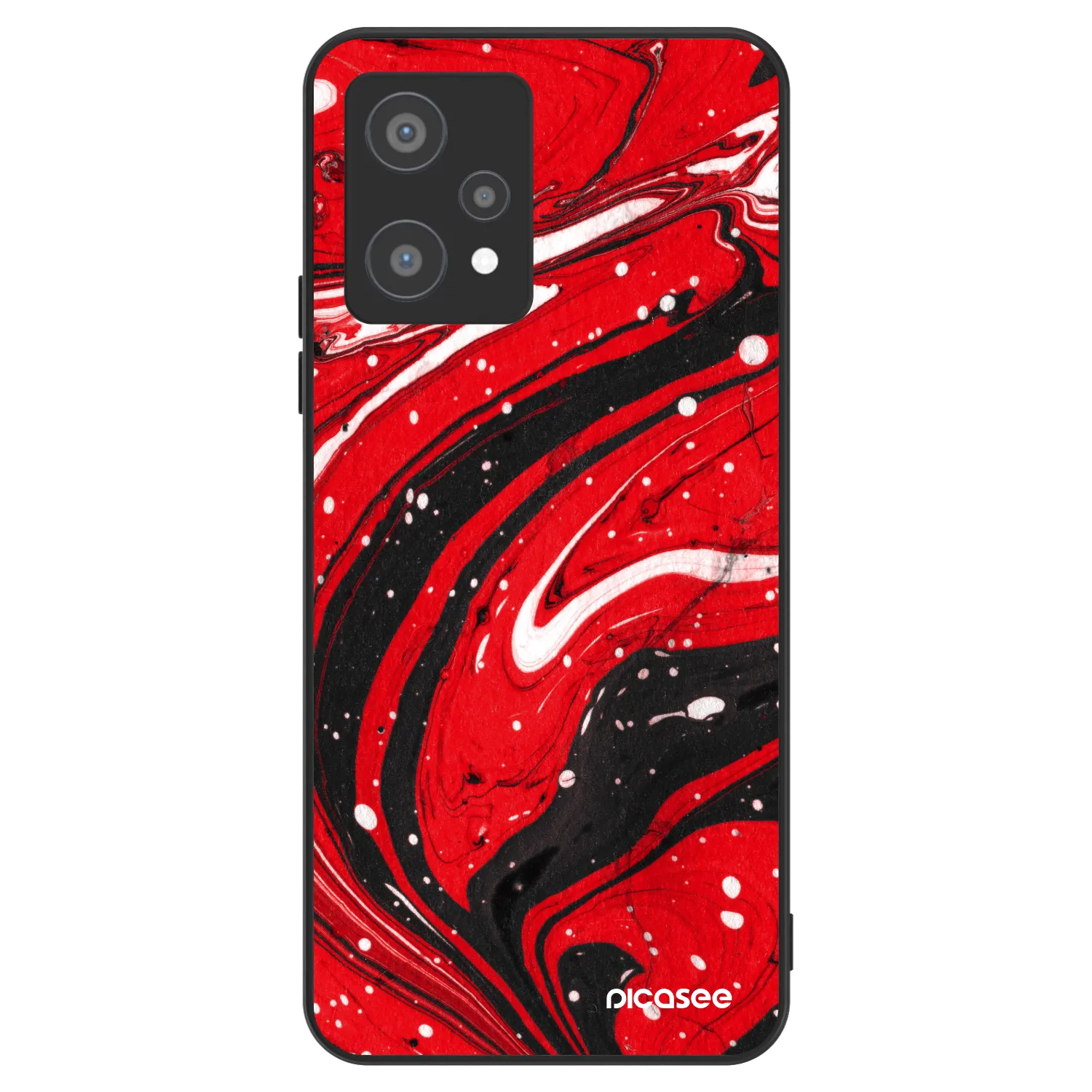 Picasee ULTIMATE CASE na Realme 9 Pro 5G - Red black