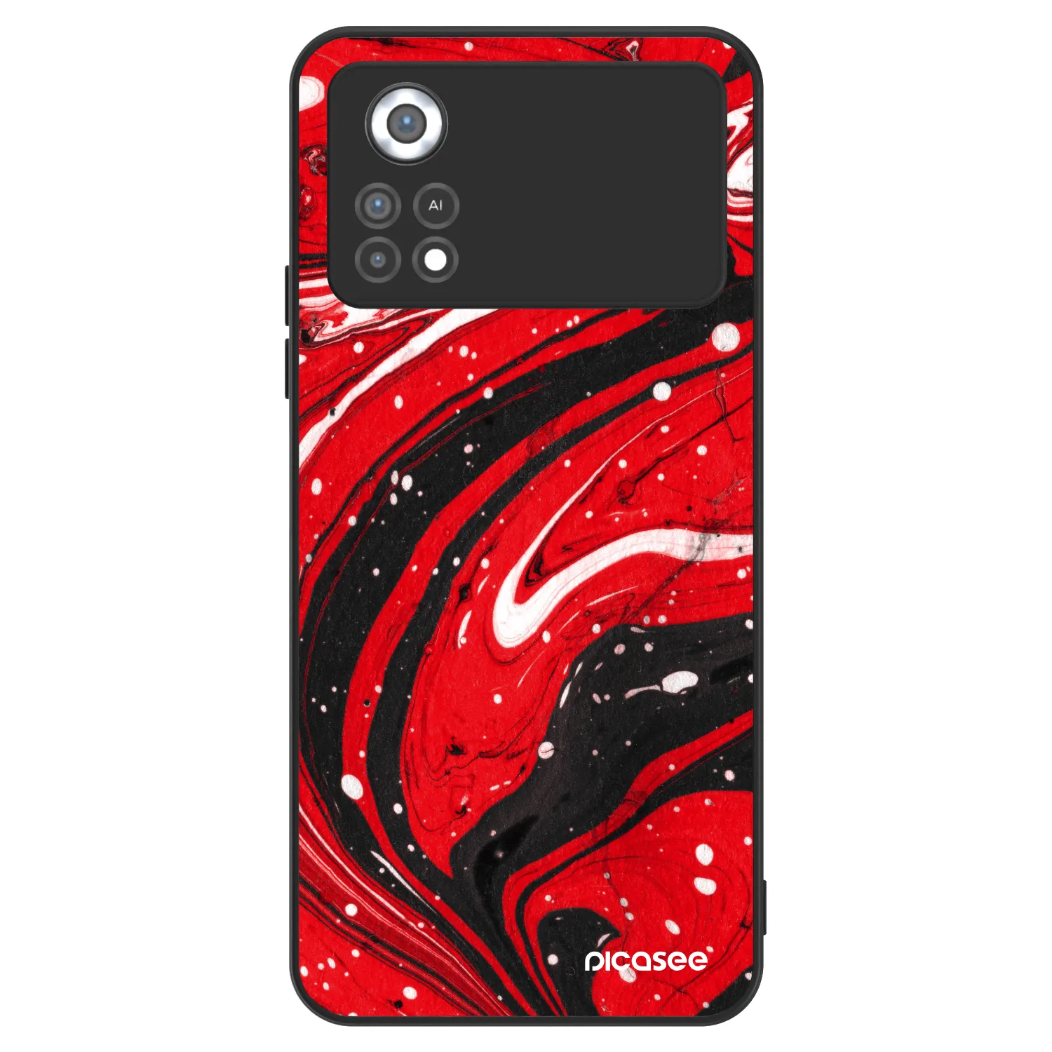 Picasee ULTIMATE CASE na Xiaomi Poco X4 Pro 5G - Red black