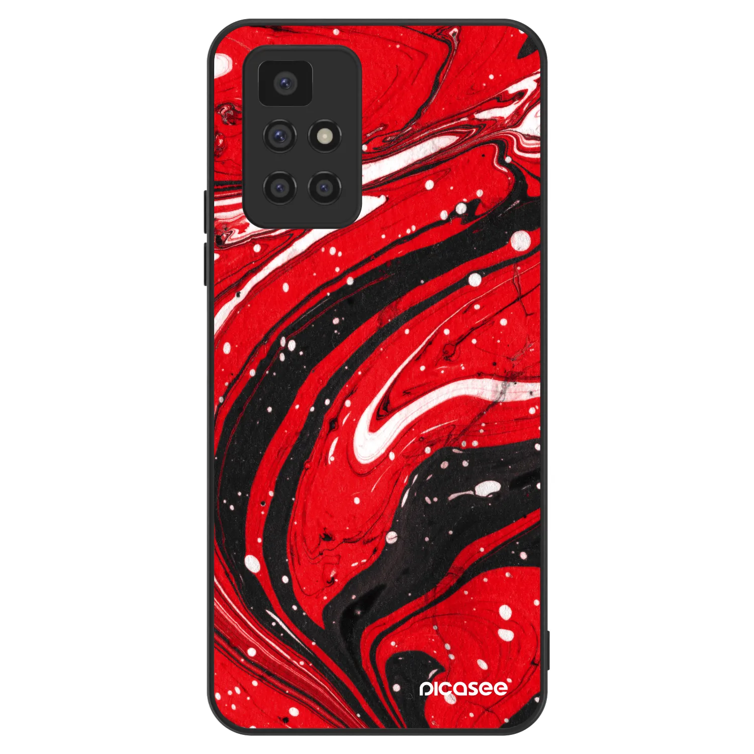Picasee ULTIMATE CASE na Xiaomi Redmi 10 (2022) - Red black