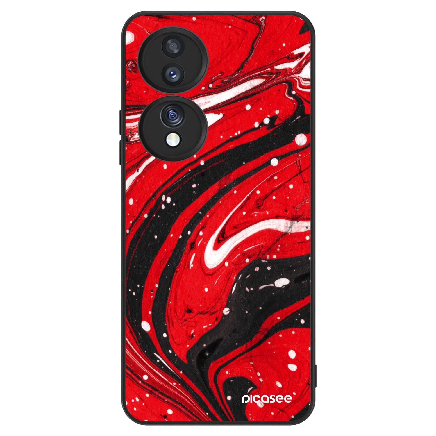 Picasee ULTIMATE CASE na Honor 70 - Red black