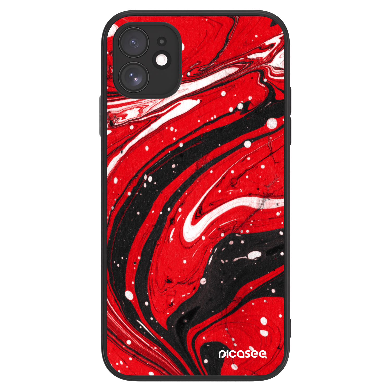Picasee ULTIMATE CASE MagSafe pro Apple iPhone 11 - Red black