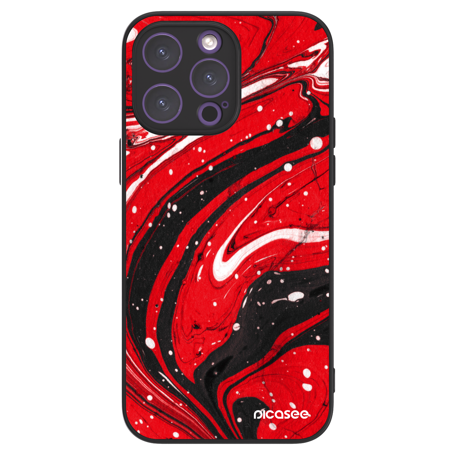 Picasee ULTIMATE CASE MagSafe pro Apple iPhone 14 Pro Max - Red black