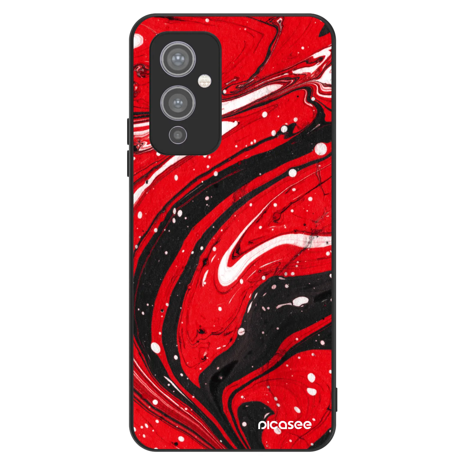 Picasee ULTIMATE CASE na OnePlus 9 - Red black