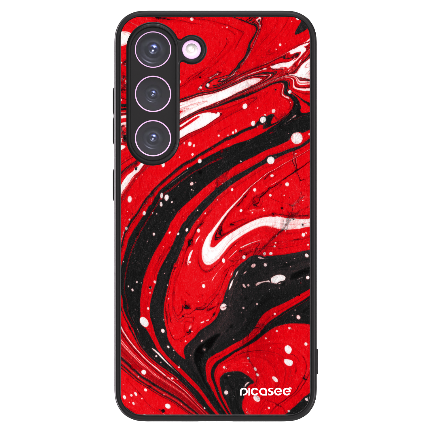 Picasee ULTIMATE CASE na Samsung Galaxy S23 5G - Red black