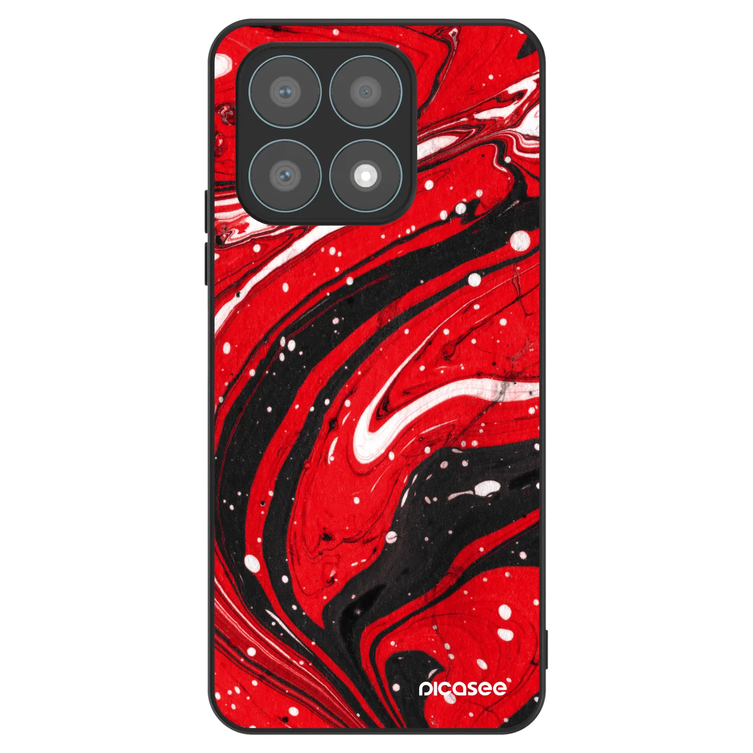 Picasee ULTIMATE CASE na Honor X8a - Red black