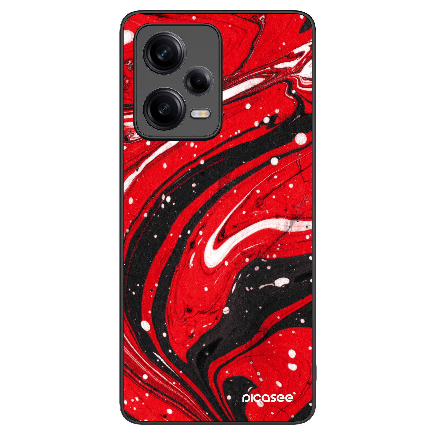 Picasee ULTIMATE CASE na Xiaomi Redmi Note 12 Pro+ 5G - Red black