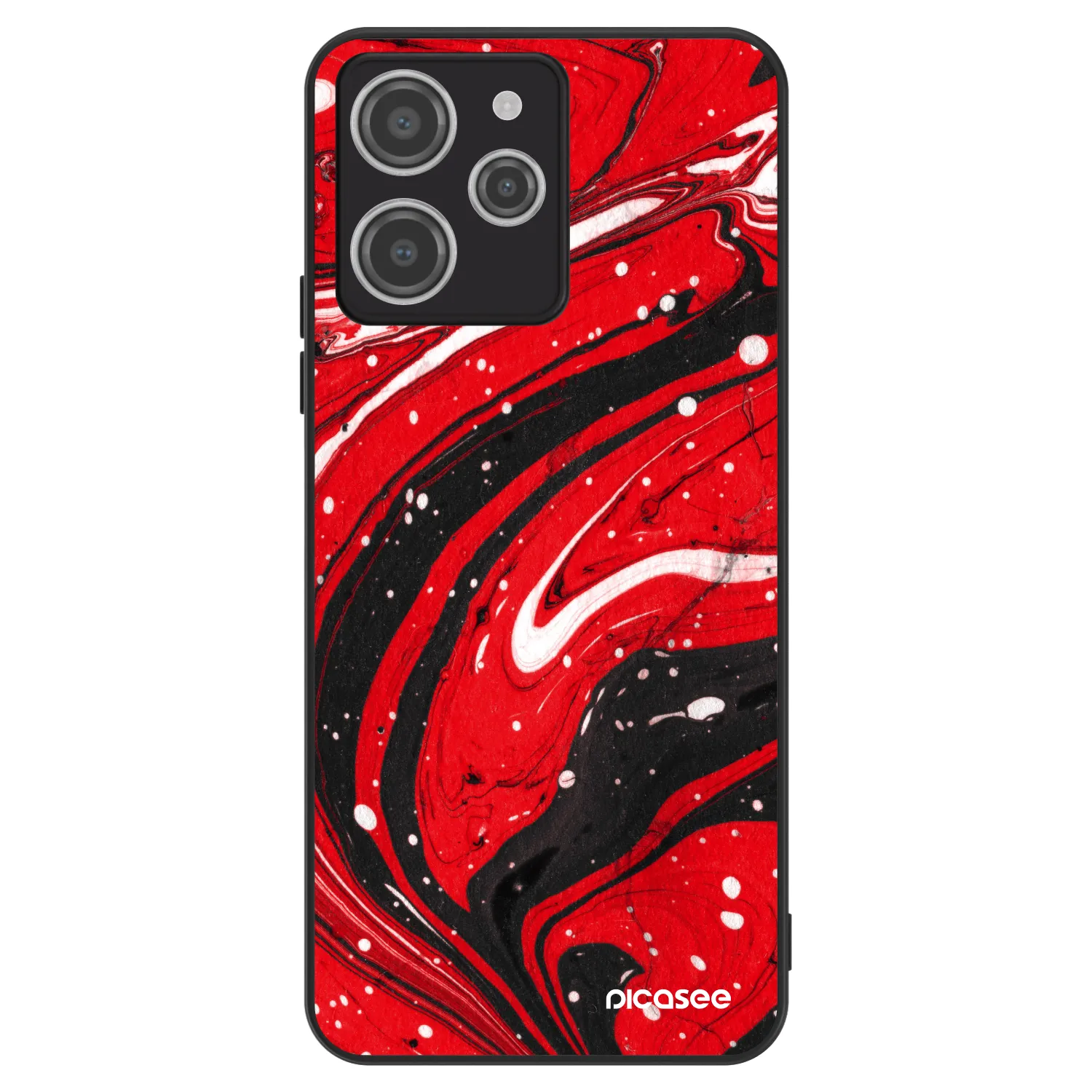 Picasee ULTIMATE CASE na Xiaomi Redmi 12 4G - Red black