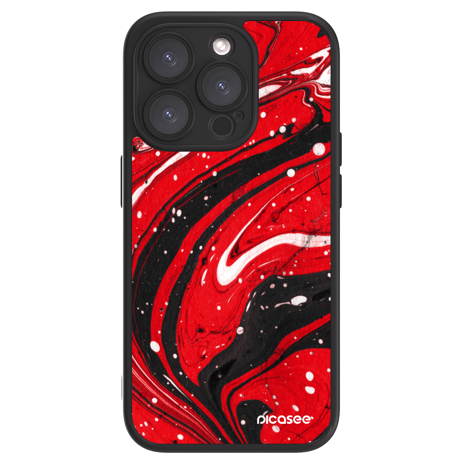 Picasee ULTIMATE CASE na Apple iPhone 15 Pro - Red black