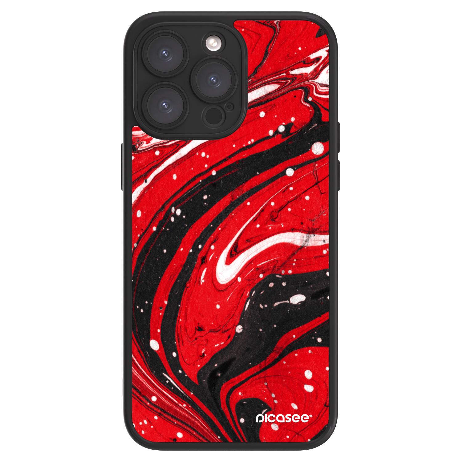 Picasee ULTIMATE CASE na Apple iPhone 15 Pro Max - Red black